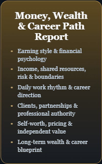 Money, Wealth & Career Path Report