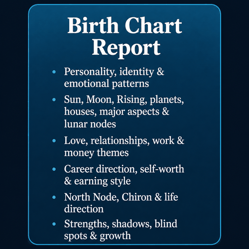 Birth Chart Report