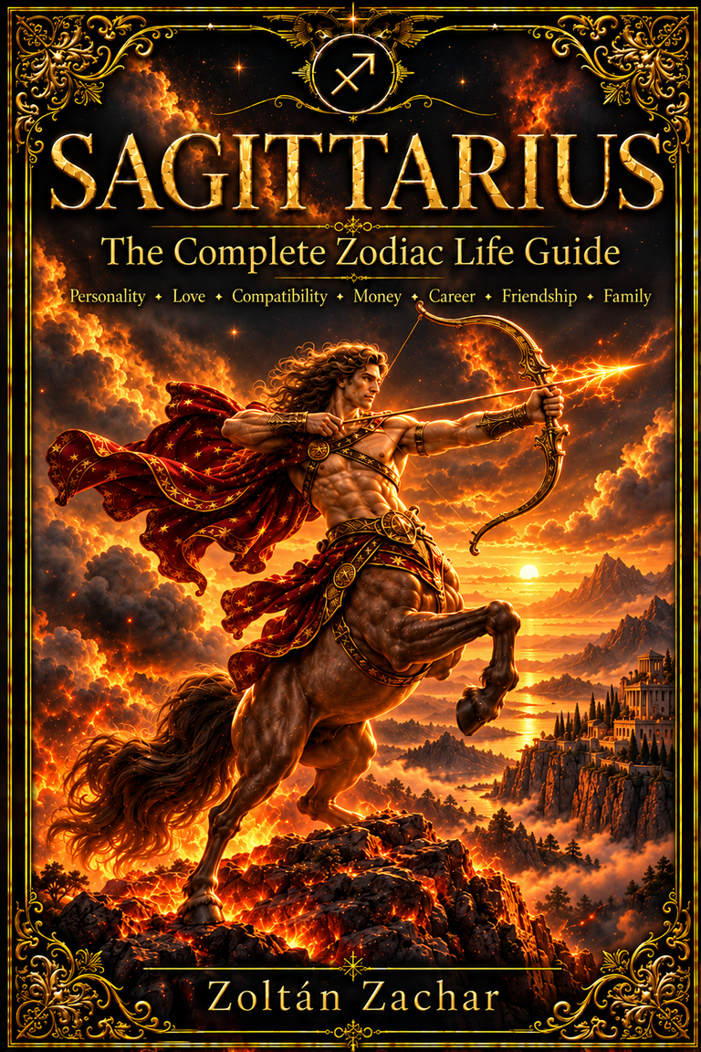 Sagittarius zodiac life guide cover